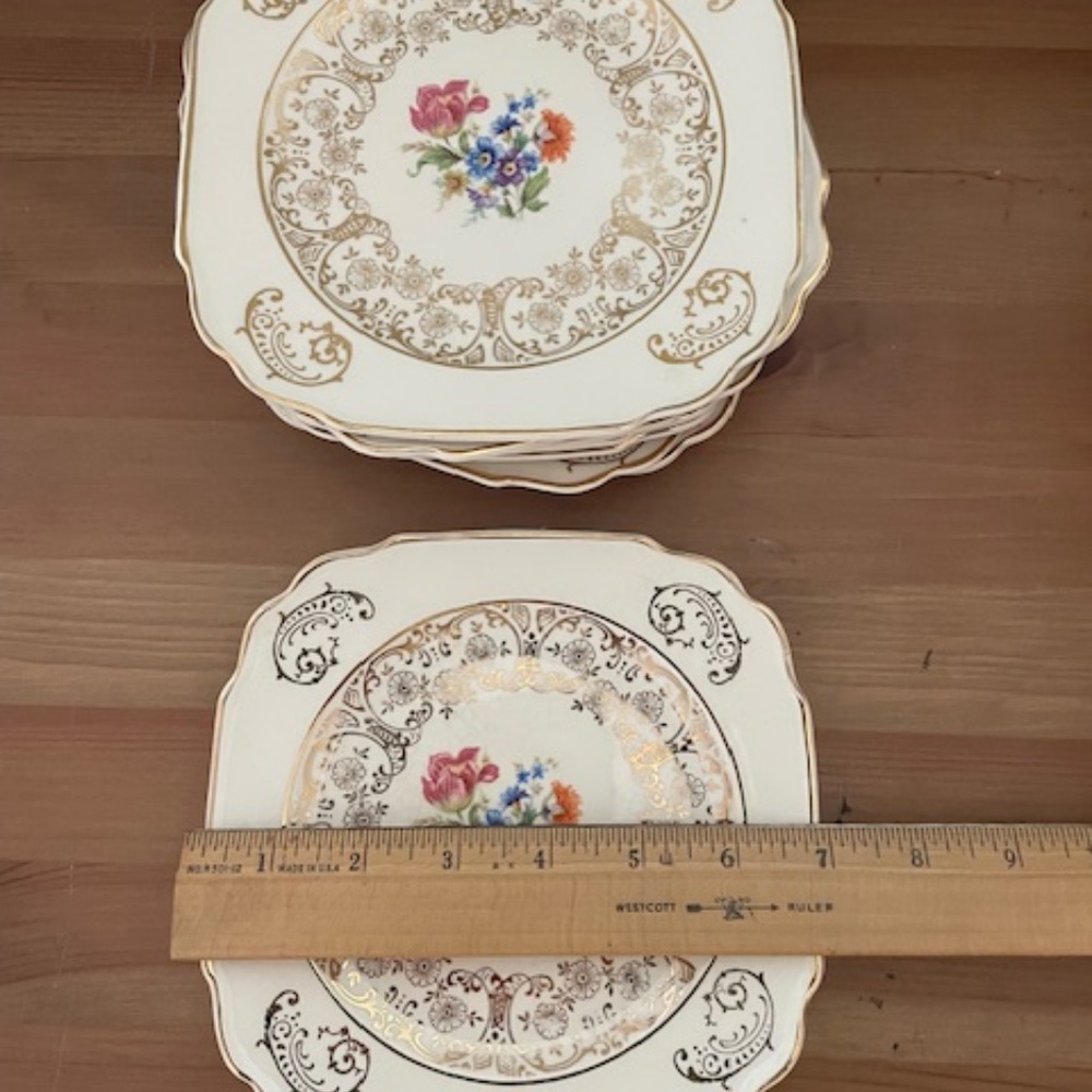 Vintage Harker Pottery Plates